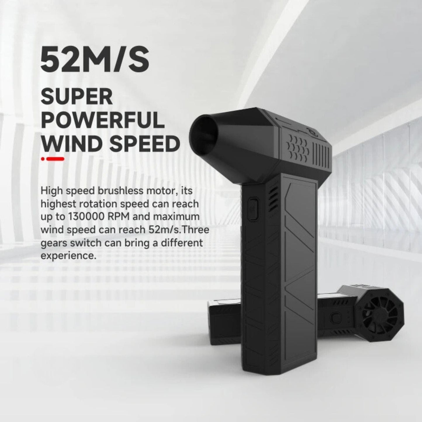 Mini Jet Ventilator - Kompakte und Tragbare Turbo-Lüfter für Unterwegs | Karnz