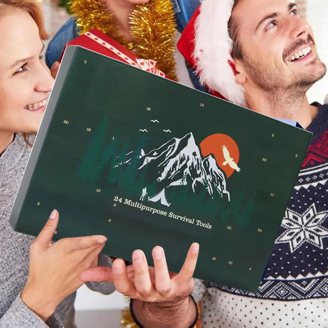 Sandsberg | SURVIVAL ADVENT CALENDAR – Men's Outdoor Kit with 24 Essential Tools 2025