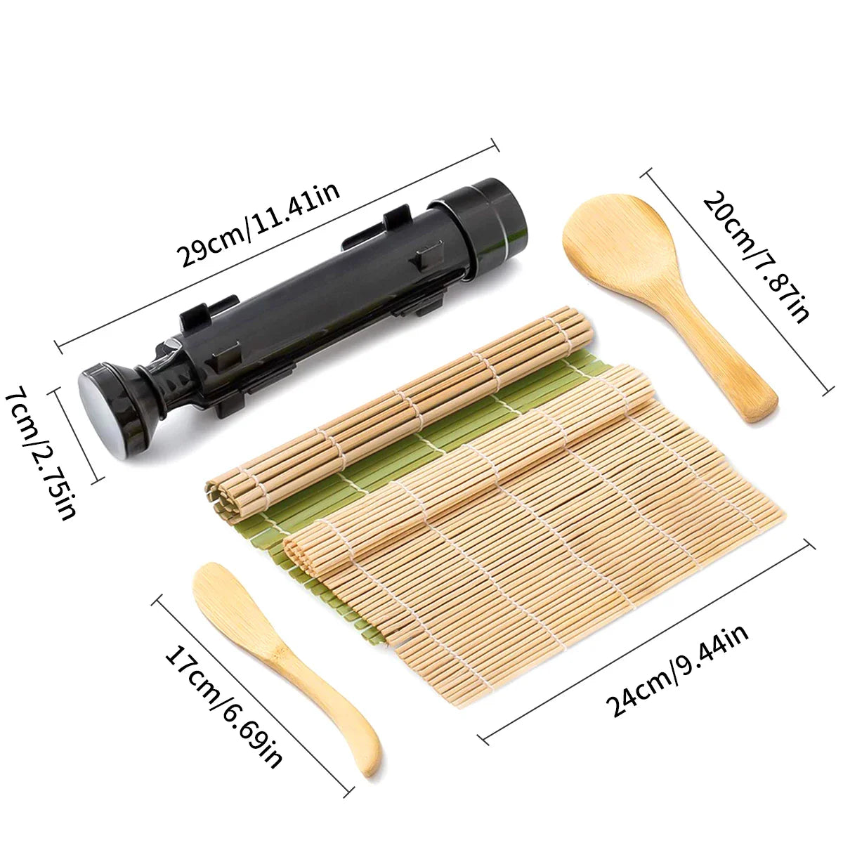 Sushi Bazooka Reismould Bambus Rollmatte Sushi Maker Set | Karnz