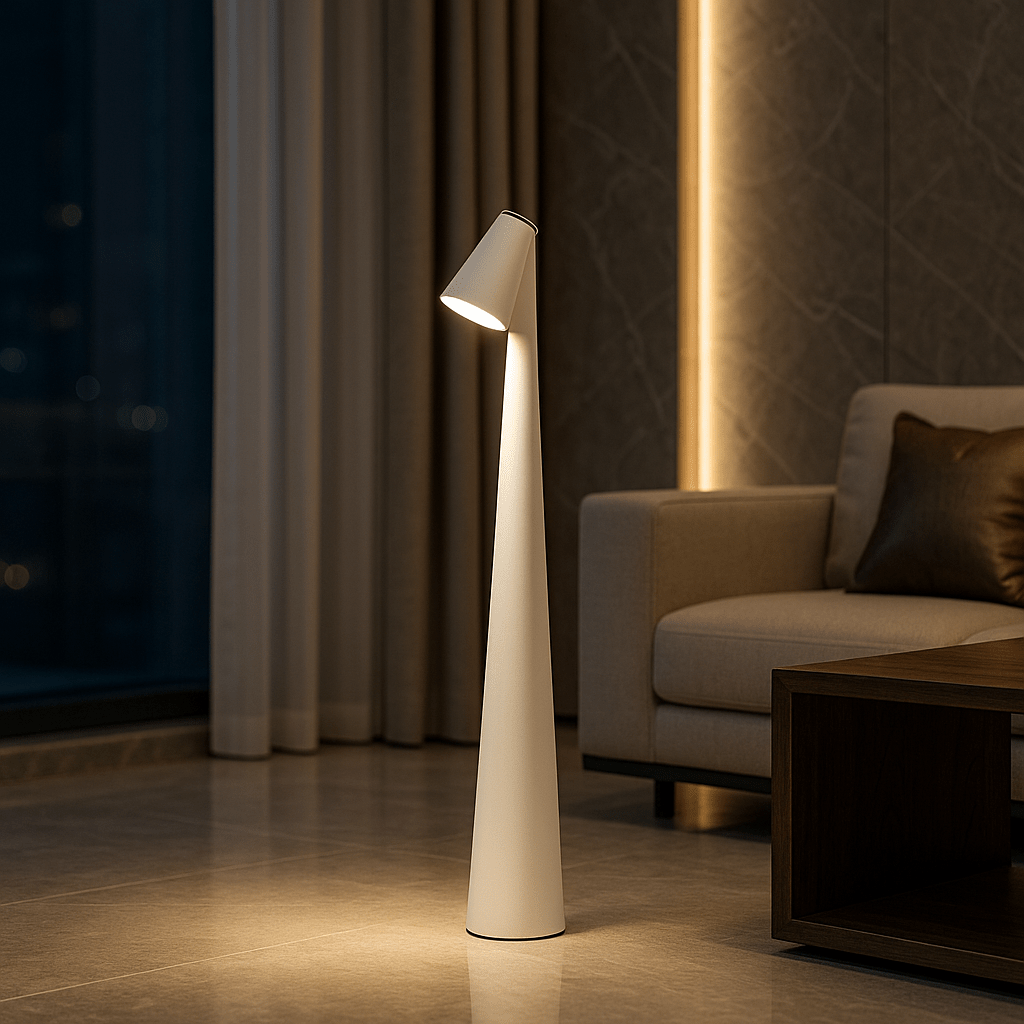 Sandsberg | EVOLUCE – Wiederaufladbare Tischlampe mit modernem Design & langer Akkulaufzeit