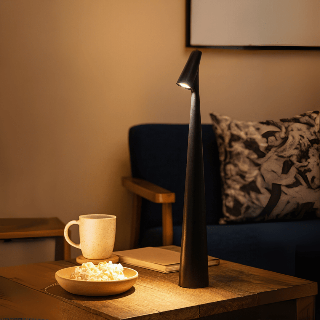 Sandsberg | EVOLUCE – Wiederaufladbare Tischlampe mit modernem Design & langer Akkulaufzeit