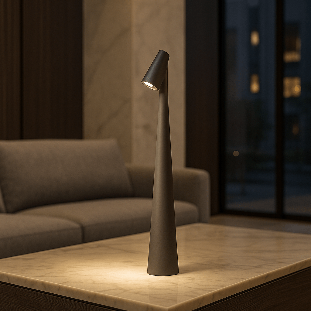 Sandsberg | EVOLUCE – Wiederaufladbare Tischlampe mit modernem Design & langer Akkulaufzeit