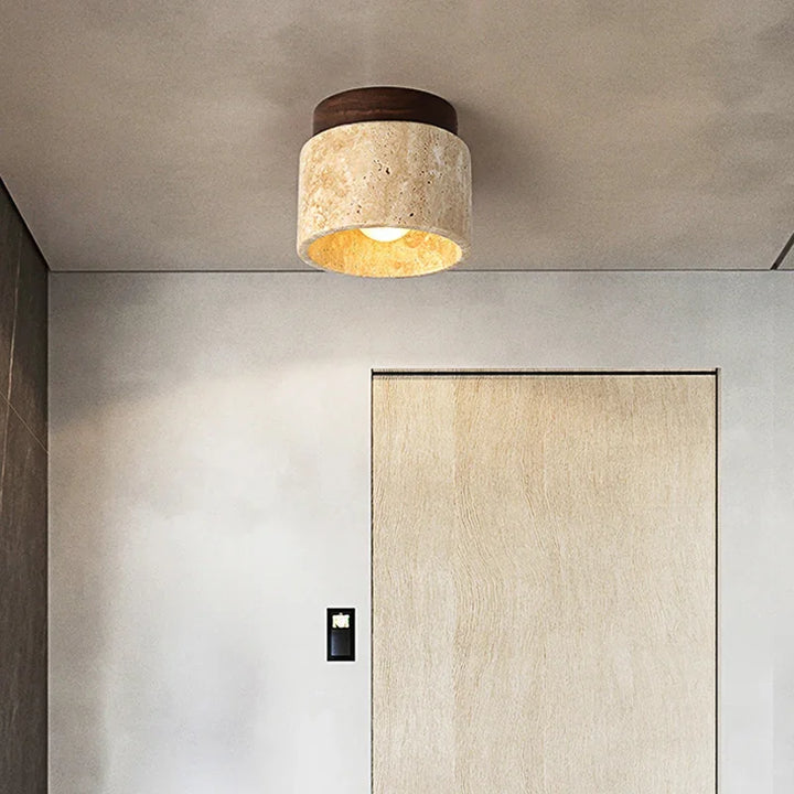 Japanische kreative Creme-Stil Deckenlampe | Karnz