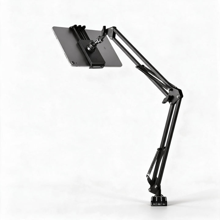 Tablet-Halterung – FlexiMount – 360° drehbar – verstellbarer Halter