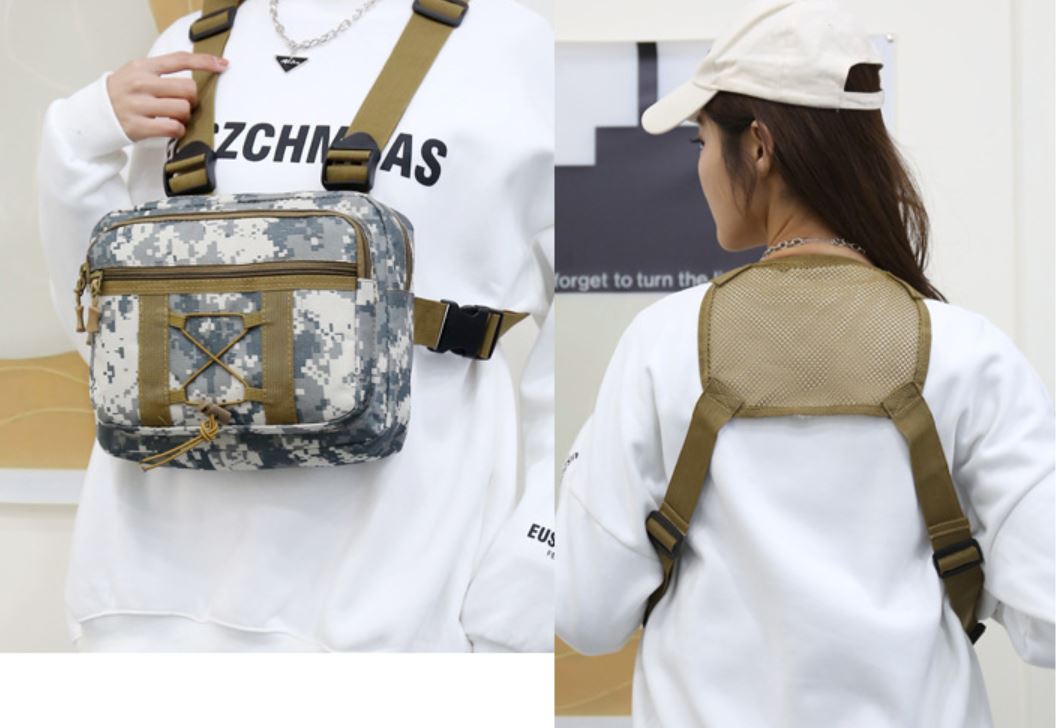 Haltbare Taktische Brusttasche – Wasserabweisendes Multifunktions-Outdoorgear | Karnz