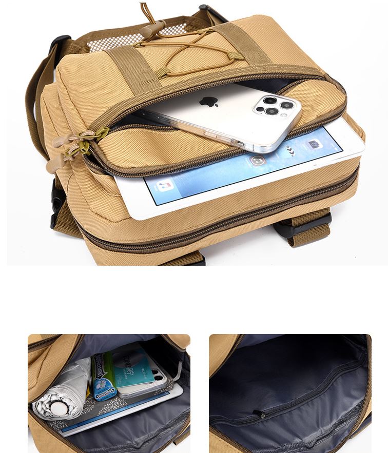 Haltbare Taktische Brusttasche – Wasserabweisendes Multifunktions-Outdoorgear | Karnz