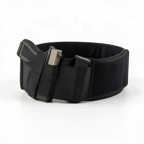 Sandsberg Taktisches Bauchgurt-Holster – verdeckte Trageweise, Unisex, Schwarz