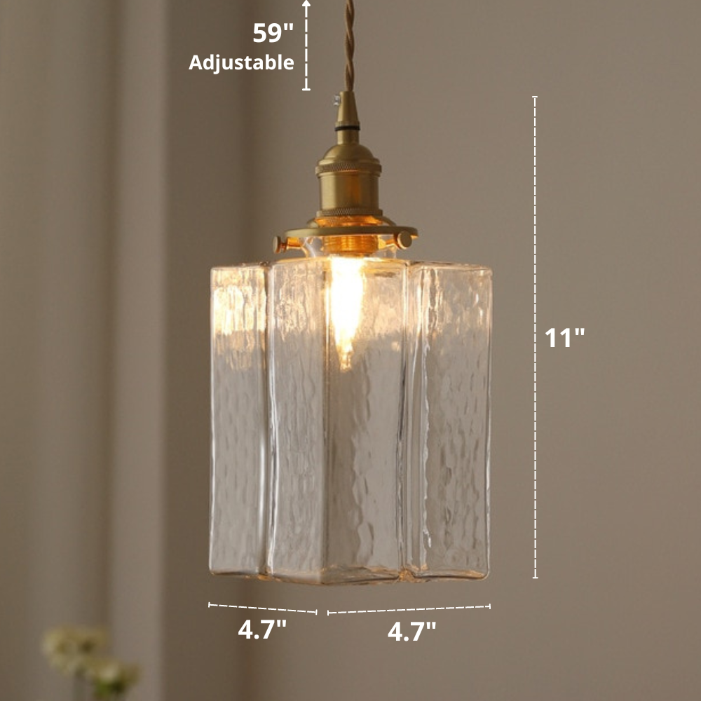 Whitley - Vintage Glas Hängelampen | Karnz