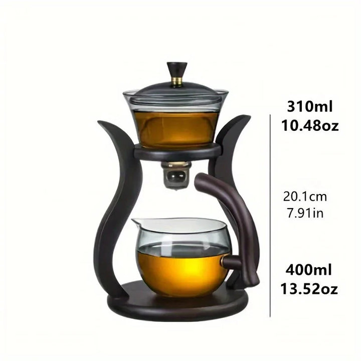 Teeset Halbautomatische Teekanne mit Infuser Magnetischer Schalter Glaswaren | Karnz