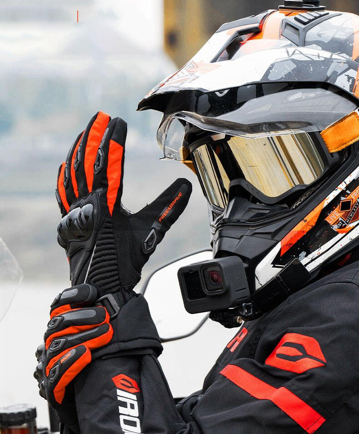 ArcticRide Wasserdichte, isolierte Motorradhandschuhe – Ultimativer Winterschutz