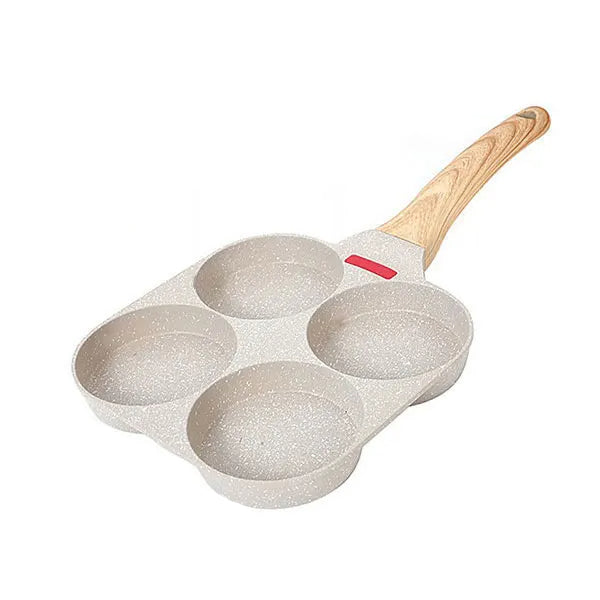 Verdickte Omelette-Ei-Bratpfanne mit Deckel Antihaft 4 Tassen Pfannkuchenpfanne | Karnz