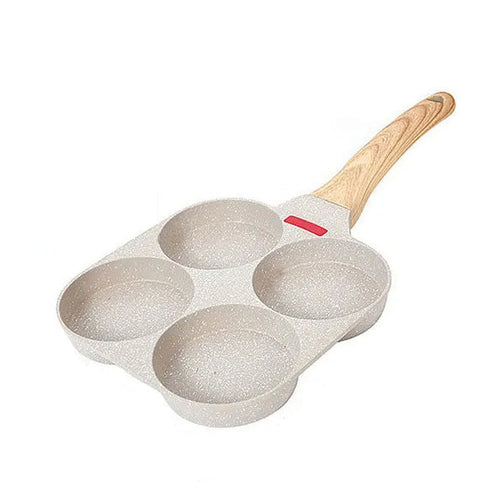Verdickte Omelette-Ei-Bratpfanne mit Deckel Antihaft 4 Tassen Pfannkuchenpfanne | Karnz