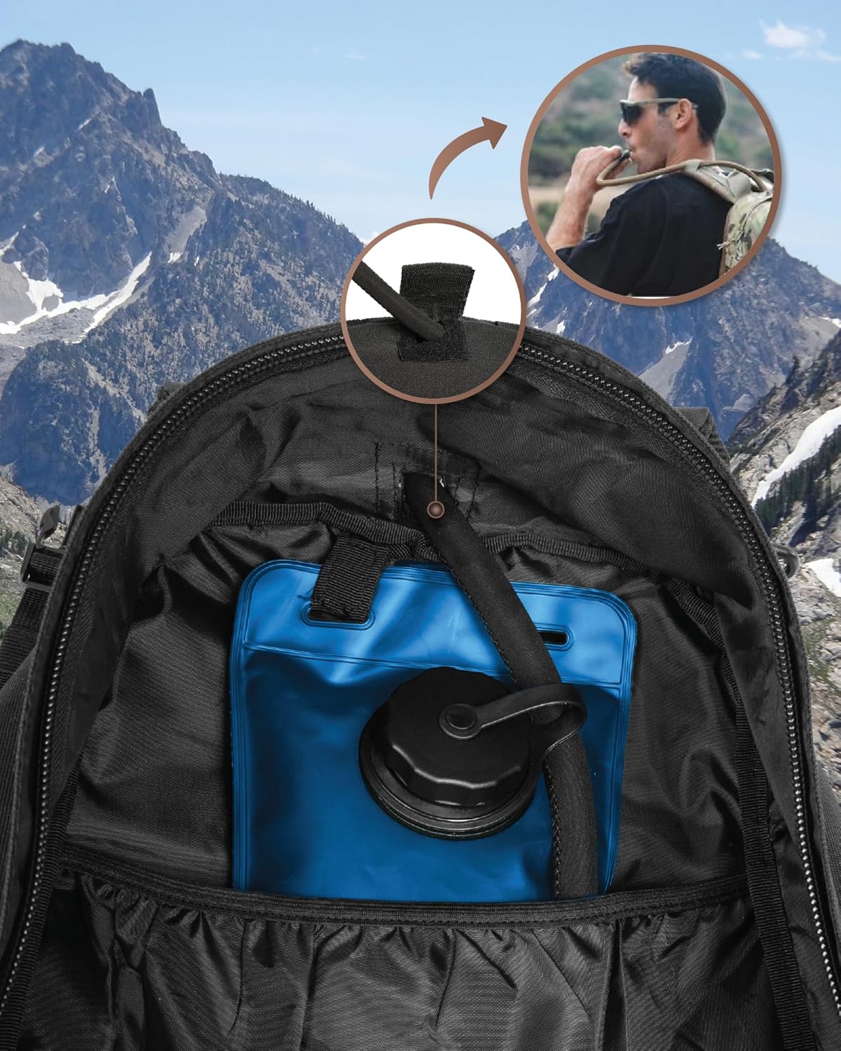 35L Outdoor Tactical Backpack mit Molle-System und Laptop-Aufbewahrung | Karnz