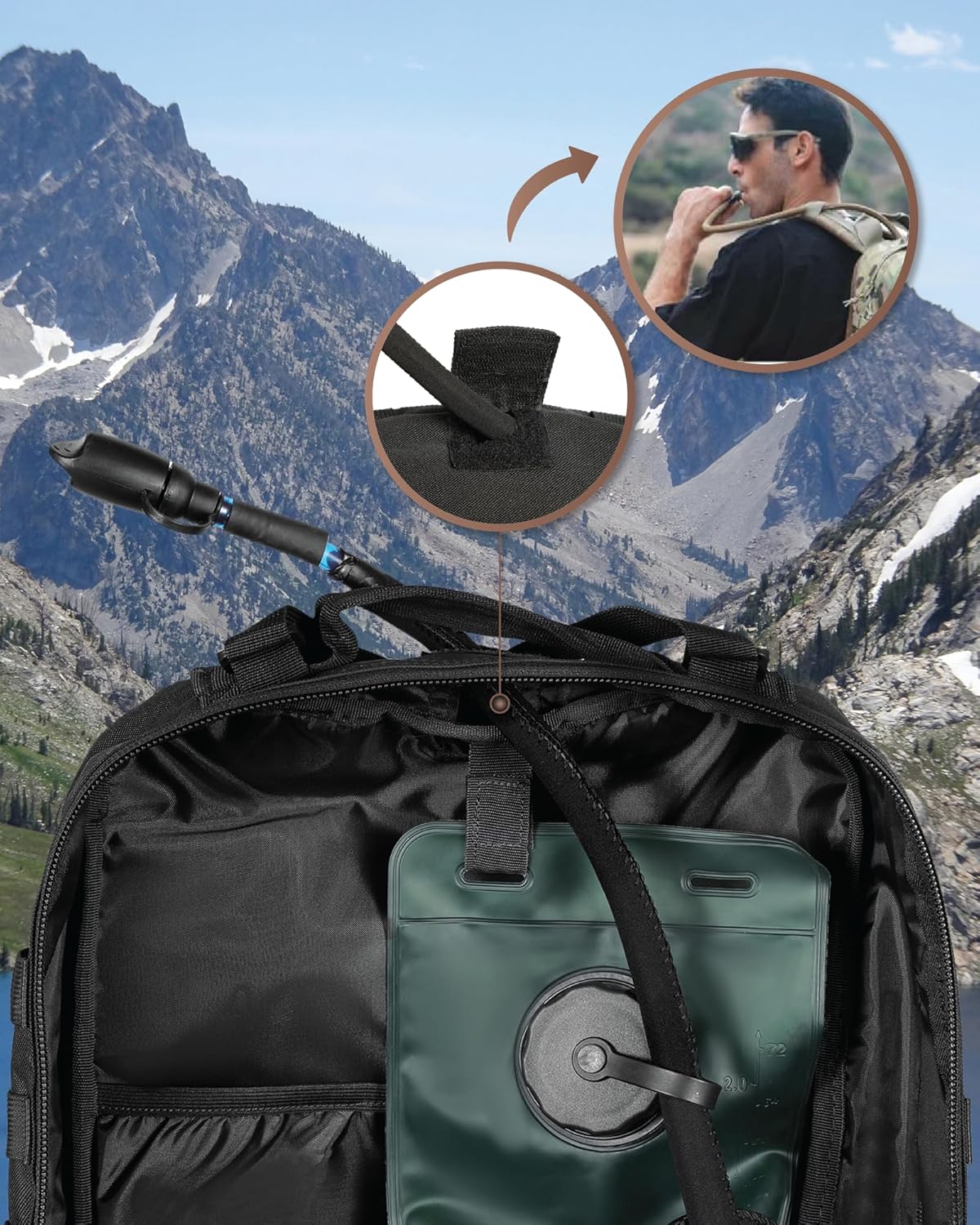 35L Outdoor Tactical Backpack mit Molle-System und Laptop-Aufbewahrung | Karnz