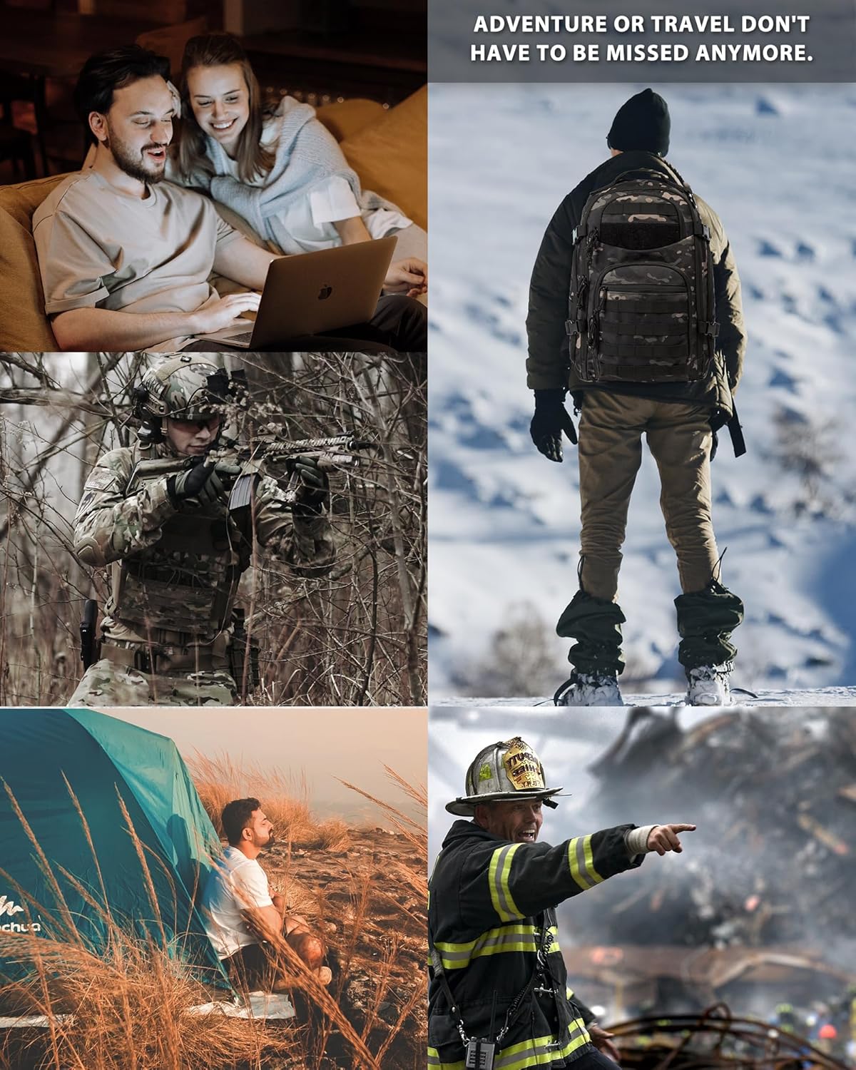 35L Outdoor Tactical Backpack mit Molle-System und Laptop-Aufbewahrung | Karnz