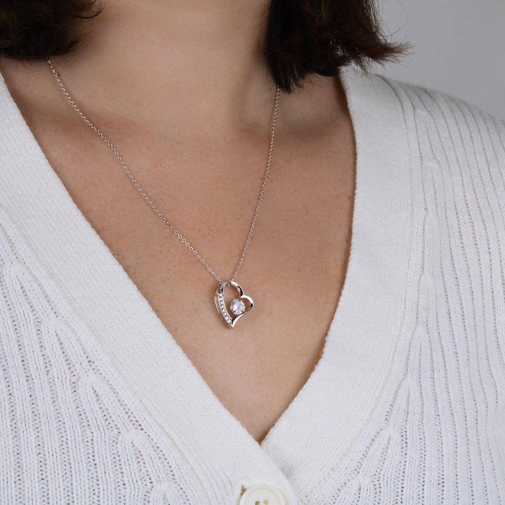 Karnz | Ewige Rosenbox "Für Meine Liebe" Mit Diamant-Herz-Halskette