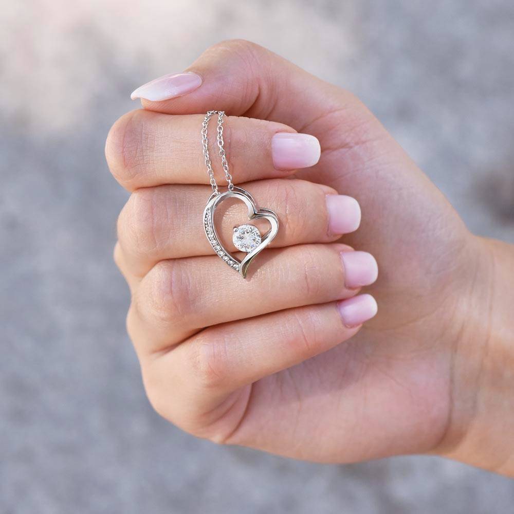 Karnz | Ewige Rosenbox "Für Meine Liebe" Mit Diamant-Herz-Halskette