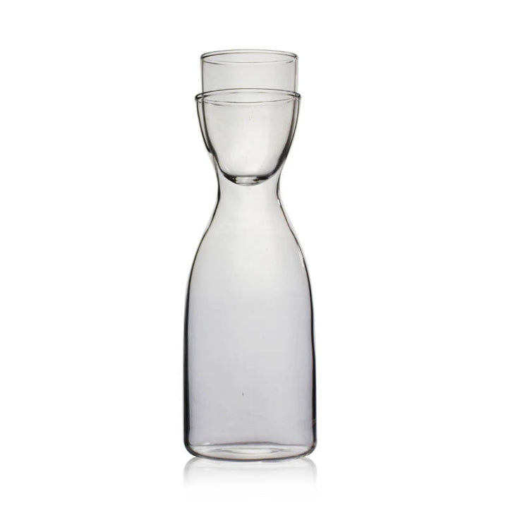 Transparente Glasbecher Kreative Glas Hitze- und Kältebeständige Wasserkanne | Karnz