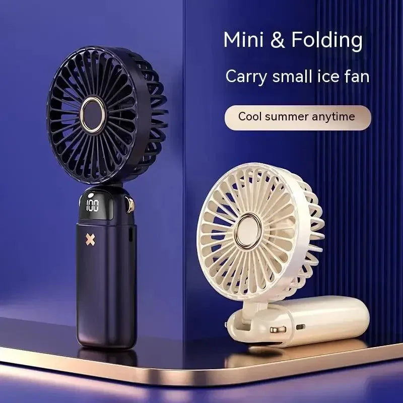 Aromatherapie Handheld Mini Ventilator – Foldbar, Tragbar & USB Wiederaufladbar | Karnz