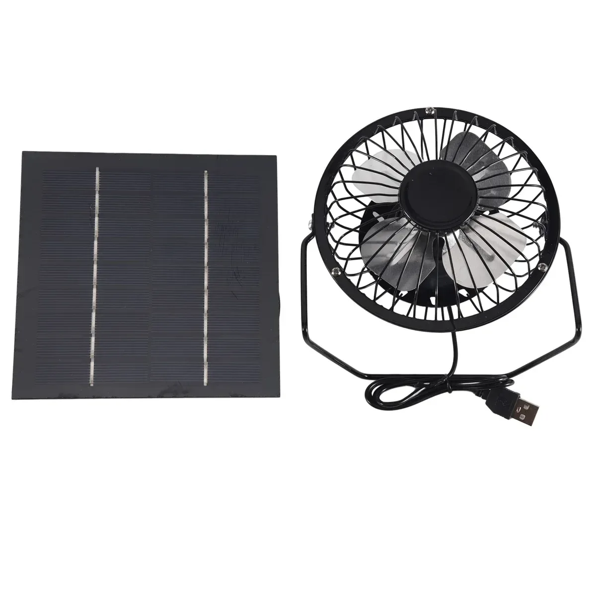 Mini Solar-Betriebene Ventilation Fan – 5W Tragbarer Abluftventilator für Büros & im Freien | Karnz