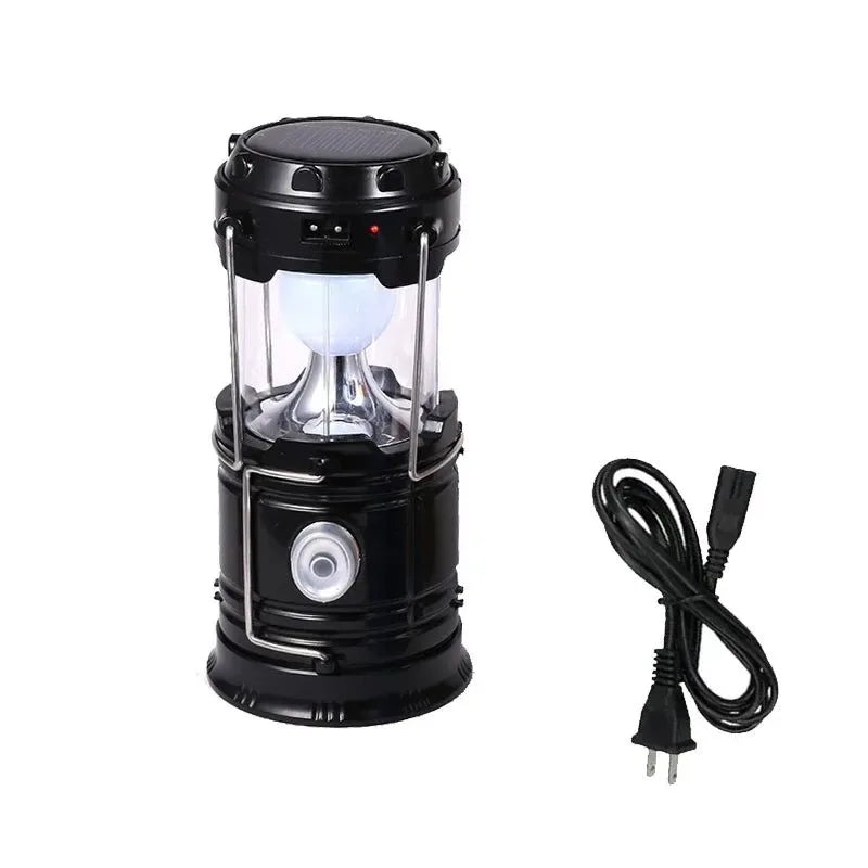 Multifunktionales Led Campinglicht Wiederaufladbare Campinglampe Solarstromladung Tragbarer Ventilator Laterne Notbeleuchtung im Freien | Karnz