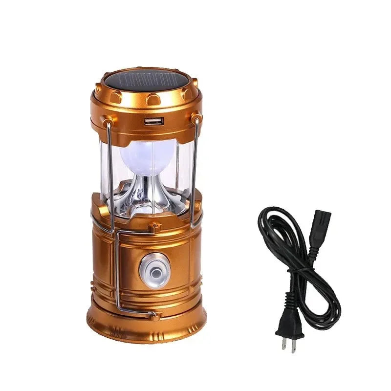 Multifunktionales Led Campinglicht Wiederaufladbare Campinglampe Solarstromladung Tragbarer Ventilator Laterne Notbeleuchtung im Freien | Karnz