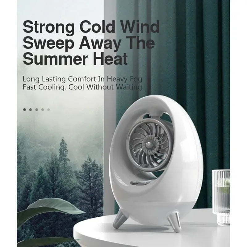 Tragbare Klimaanlage Luftkühler Ventilator - 2000mAh USB Ventilator für Büro, Zuhause, Camping, Reisen | Karnz