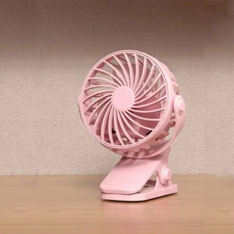 Akku 720° drehbarer Clipventilator mit Nachtlicht – Tragbare & vielseitige Kühlungslösung | Karnz