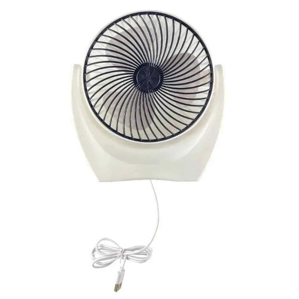 Solarbetriebener Campingventilator mit USB - Tragbarer Solarventilator für Outdoor-Camping, Wandern, Angeln, Reisen | Karnz