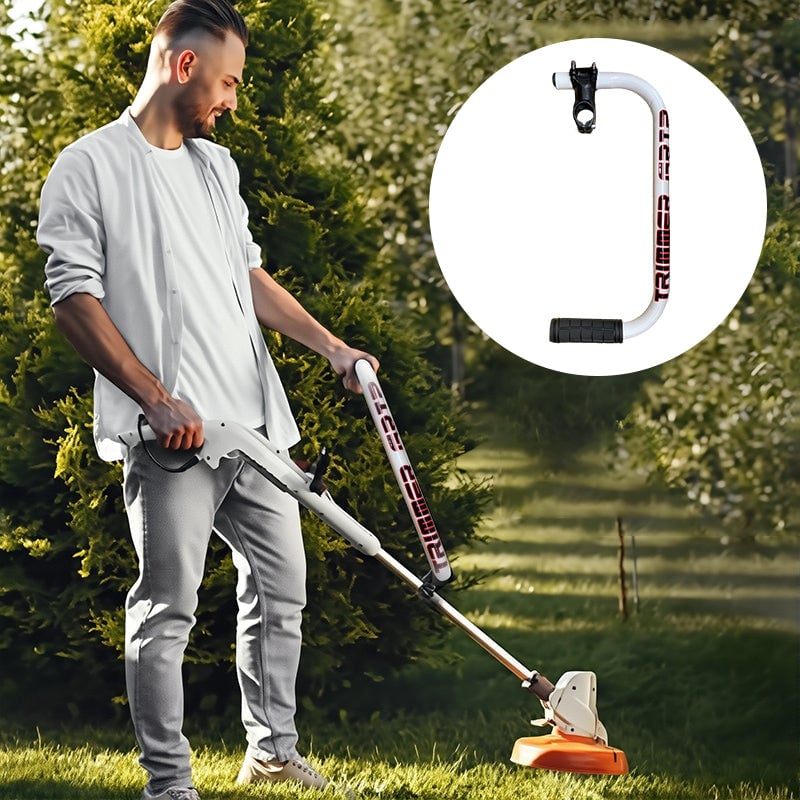 TRIMFORT – Ergonomische Griffverlängerung für Rasentrimmer für mehr Komfort