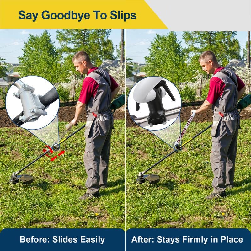 TRIMFORT – Ergonomische Griffverlängerung für Rasentrimmer für mehr Komfort