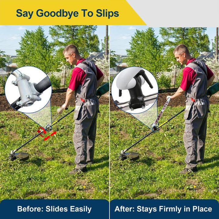 TRIMFORT – Ergonomische Griffverlängerung für Rasentrimmer für mehr Komfort