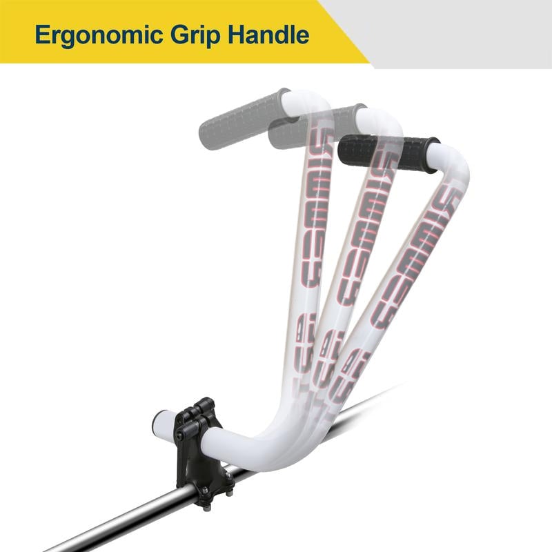 TRIMFORT – Ergonomische Griffverlängerung für Rasentrimmer für mehr Komfort