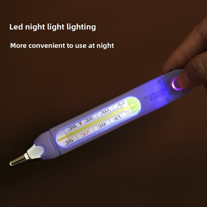 Karnz | Tragbares wiederaufladbares Thermometer mit LED-Display und Handgelenkband