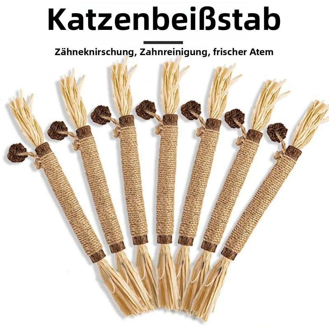Sandsberg | Widerstandsfähige knirschende Zähne necken Katze Stick