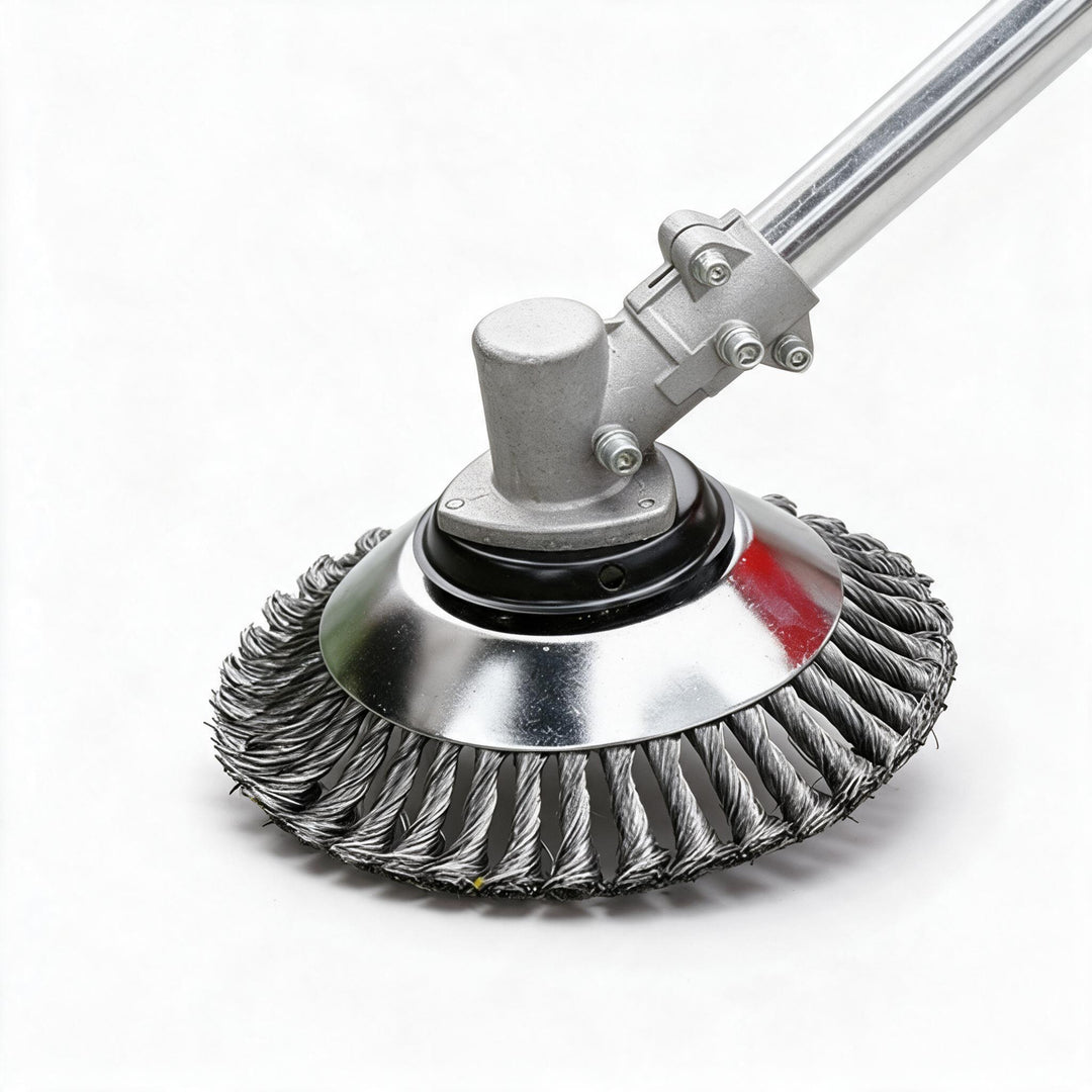 TurboTrimmer™️ Unkrautbürste aus Kohlenstoffstahl