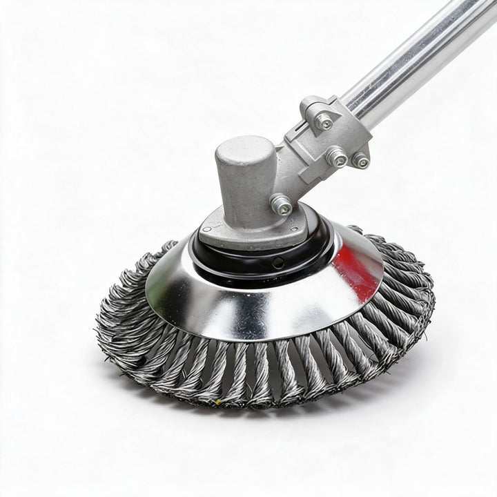 TurboTrimmer™️ Unkrautbürste aus Kohlenstoffstahl
