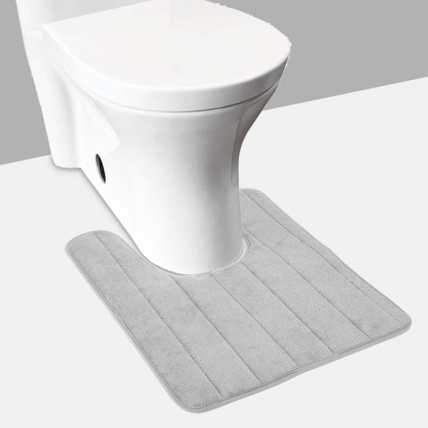 U-förmige, rutschfeste Toilettenmatte