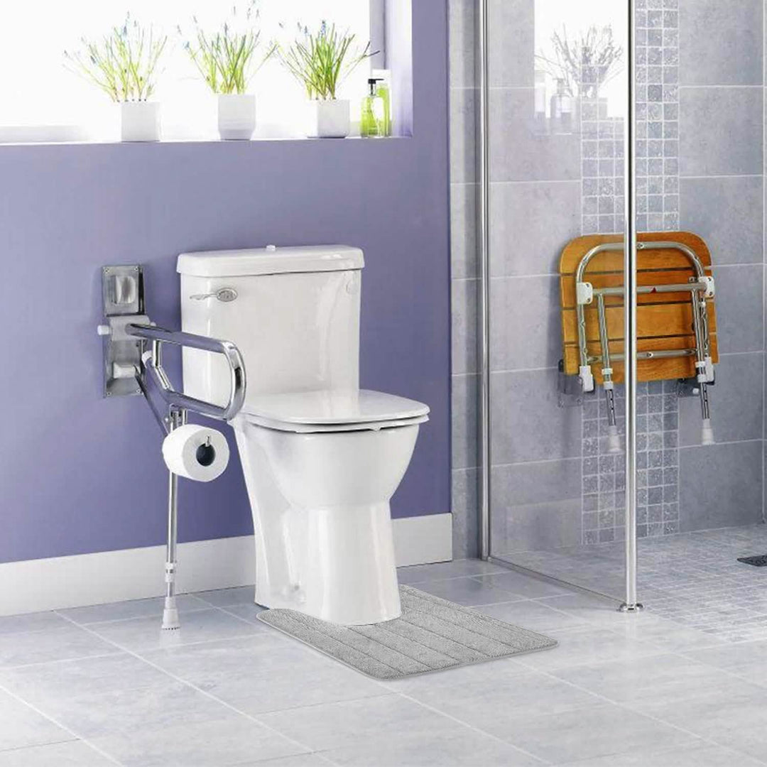 U-förmige, rutschfeste Toilettenmatte