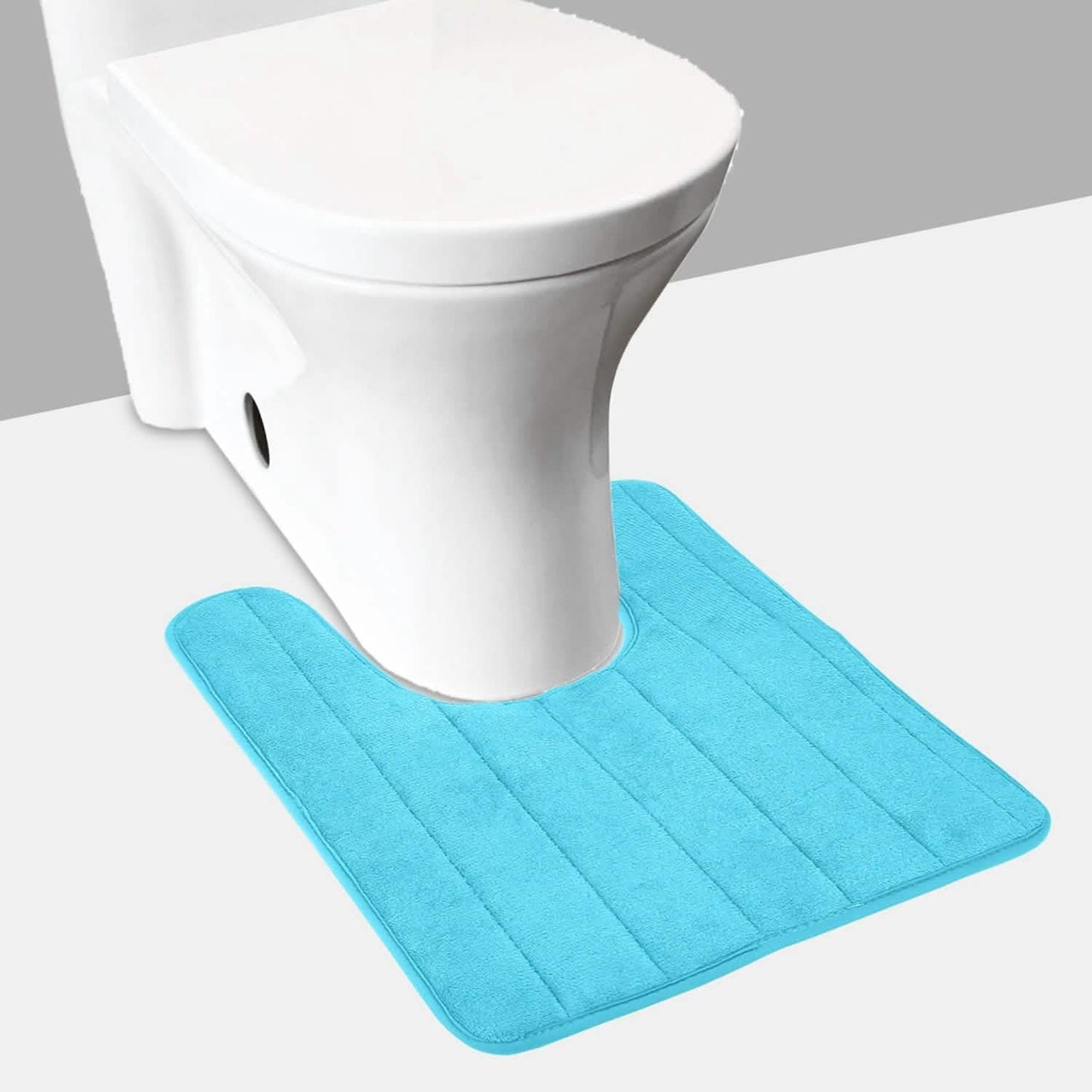 U-förmige, rutschfeste Toilettenmatte