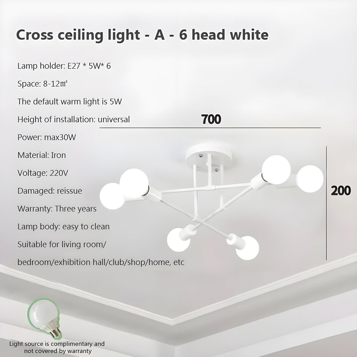 Kreative LED Hängeleuchte – Vintage Antik Gold Kronleuchter für Wohnzimmer & Esszimmer | Karnz