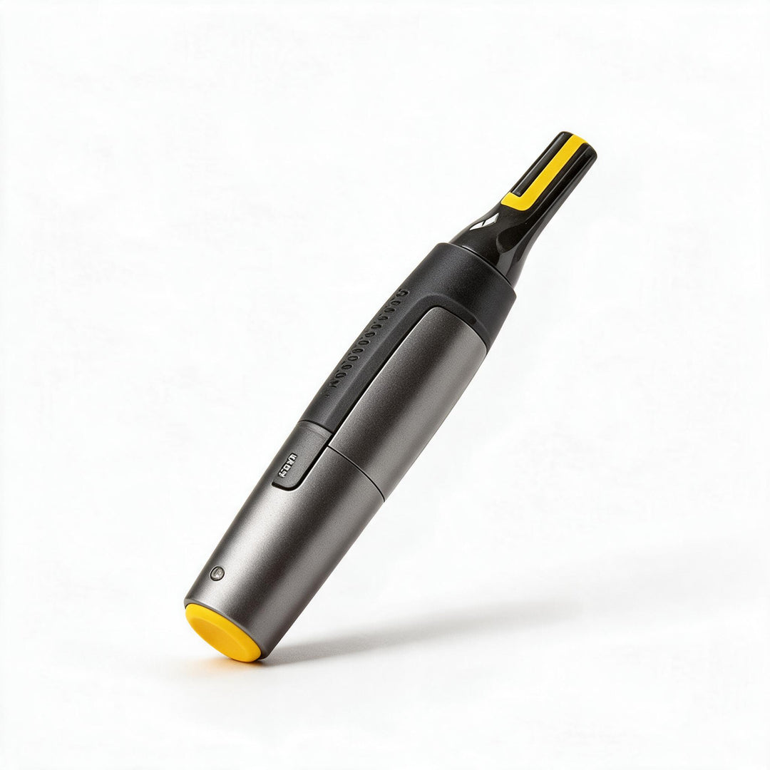 Karnz | Professional Ultradünner Präzisionstrimmer | Titan-Edelstahl-Klingen | Integriertes LED-Licht | Mikro-Oszillations-Technologie | Für Nase, Ohren & Konturen