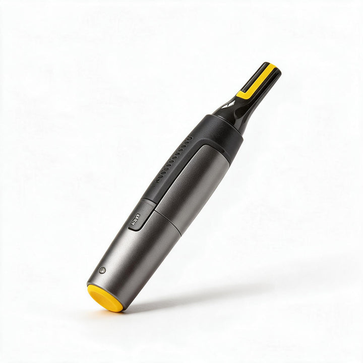 Karnz | Professional Ultradünner Präzisionstrimmer | Titan-Edelstahl-Klingen | Integriertes LED-Licht | Mikro-Oszillations-Technologie | Für Nase, Ohren & Konturen