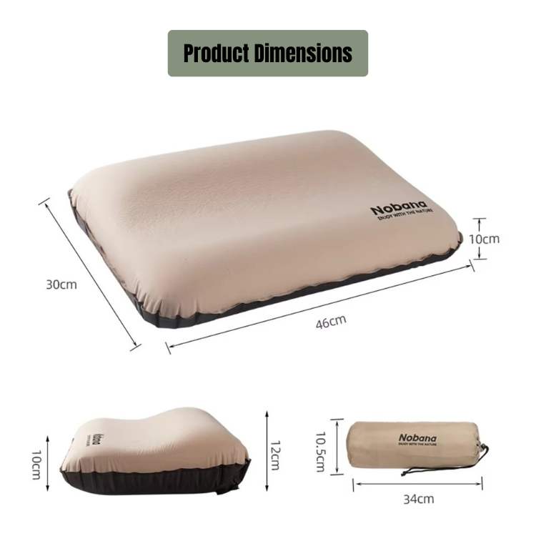 AirRest Campingkissen aufblasbar ergonomisch | Karnz