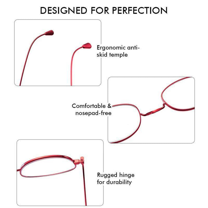 Karnz | Ultraleichte Legierungslesebrille