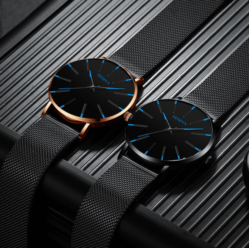Ultradünne minimalistische Business-Uhr für Herren