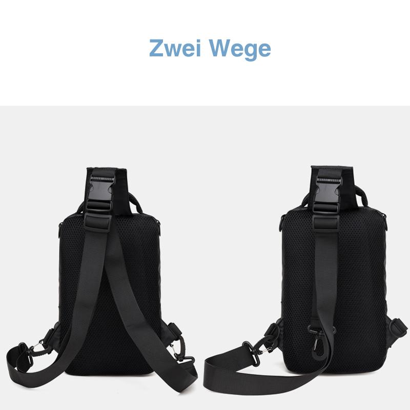 Umhängetasche mit USB-Ladegerät | Karnz