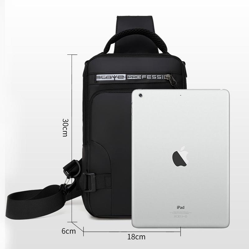 Umhängetasche mit USB-Ladegerät | Karnz
