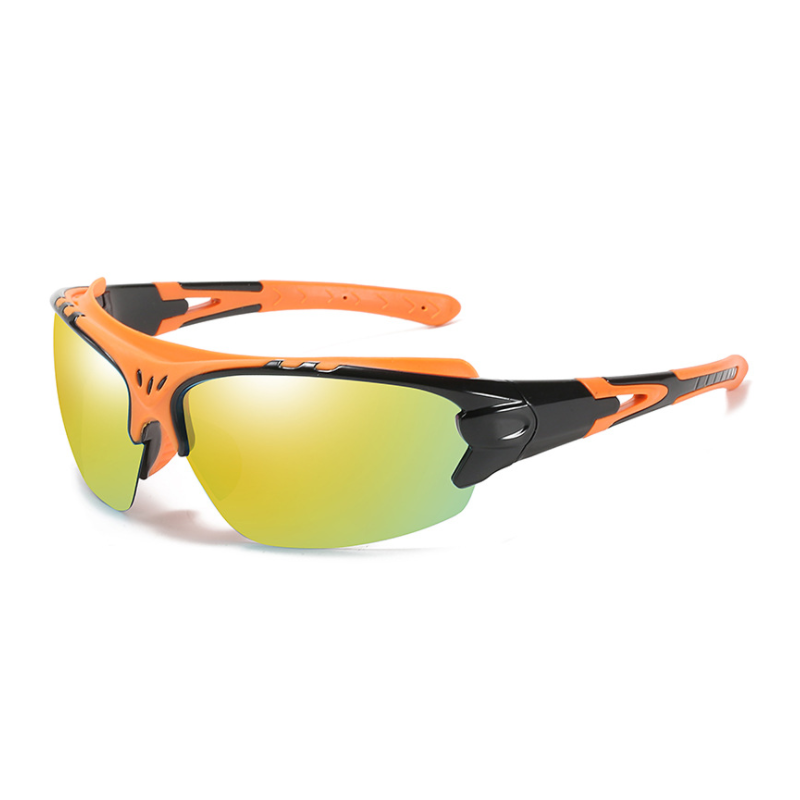 Unisex-Sportsonnenbrille mit polarisiertem UV400-Schutz