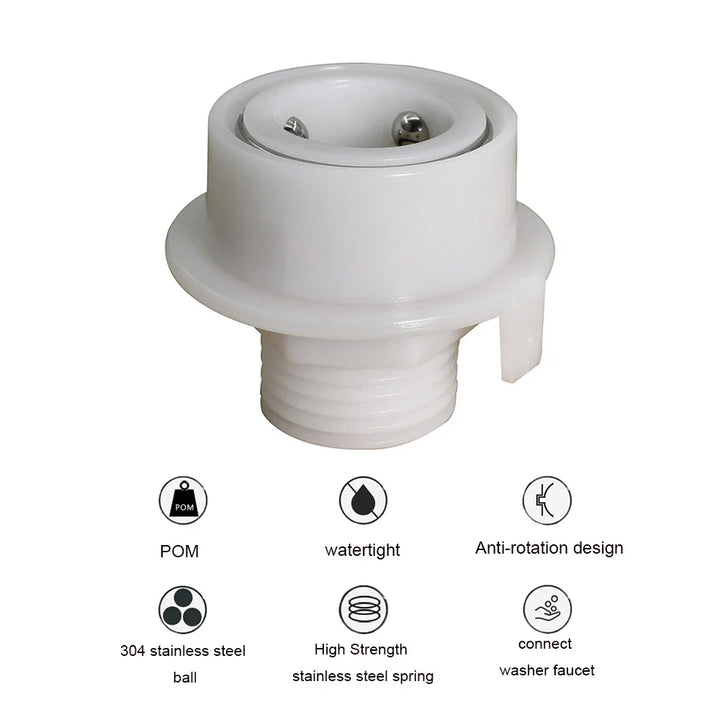 Universeller Wasserhahn Schlauchanschluss Schnellverbinder Tap Adapter | Karnz